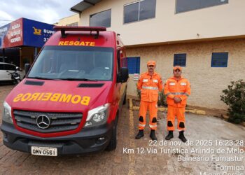 Corpo de Bombeiros realiza prevenção em ponto base no Balneário Furnastur