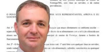 Câmara de Formiga aprova projeto de Cid Corrêa que garante merenda escolar aos profissionais da educação