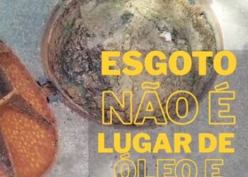 Rede de esgoto sofre com resíduos indevidos; SAAE de Formiga pede colaboração