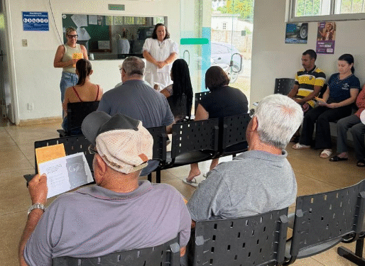 Roda de conversa sobre o Dezembro Laranja é realizada em Córrego Fundo