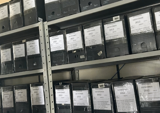 Arquivo da Prefeitura de Córrego Fundo passa por reorganização