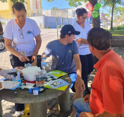 Saúde de Córrego Fundo realiza ação sobre Dezembro Vermelho