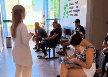 Atividade sobre saúde bucal é realizada em Córrego Fundo