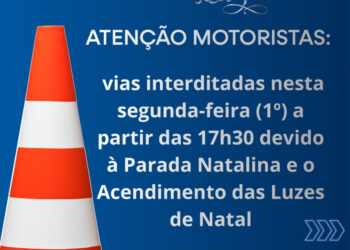 Vias do Centro de Formiga serão interditadas nesta segunda-feira para evento natalino
