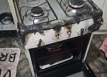 Superaquecimento de panela provoca princípio de incêndio no bairro São Geraldo em Formiga