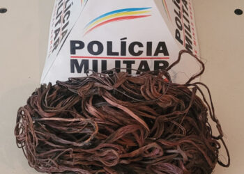 Suspeito é preso após furtar quatro quilos de fios de cobre em zona rural de Formiga
