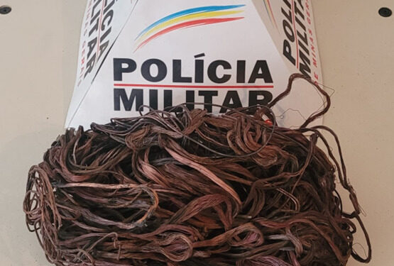 Suspeito é preso após furtar quatro quilos de fios de cobre em zona rural de Formiga