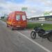 Formiga: motociclista fica ferida após acidente na MG-050 e caminhoneiro foge sem prestar socorro