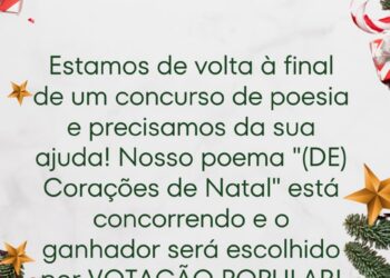 Coletivo Poesia de Rua concorre a premiação e pede apoio da comunidade