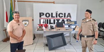 63º Batalhão de Polícia Militar recebe diversos materiais por intermédio de emenda parlamentar