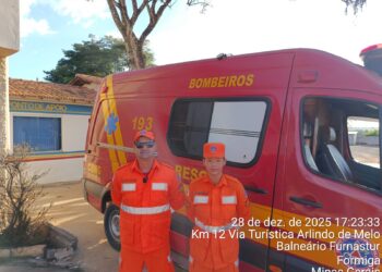 Corpo de Bombeiros realiza ações preventivas no Balneário Furnastur durante feriado de Natal em Formiga