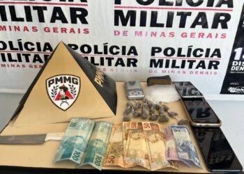 Casal suspeito de tráfico de drogas é preso pela Polícia Militar em Itapecerica