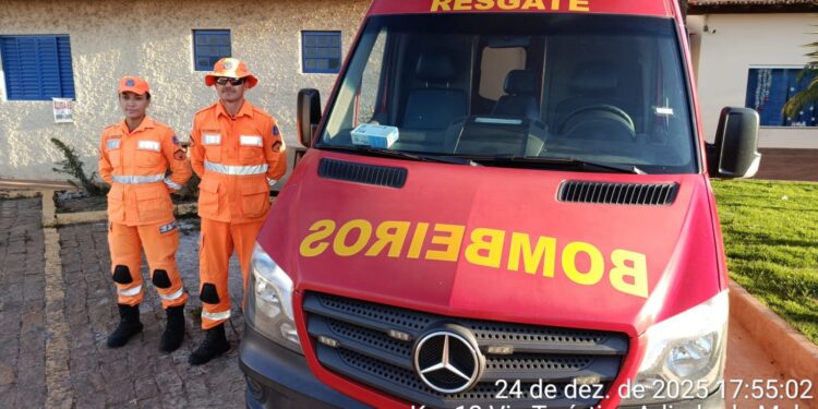 Corpo de Bombeiros realiza ação preventiva no Balneário Furnastur durante o feriado de Natal