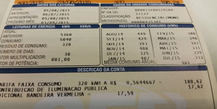 Consumidor pagará menos na conta de luz em janeiro