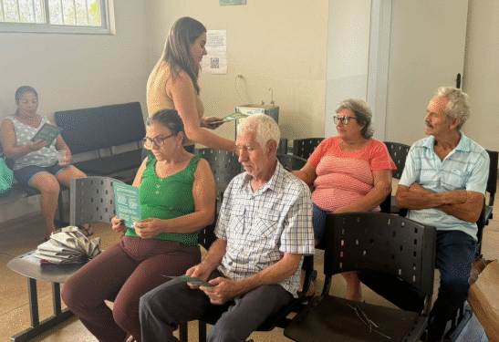 Hanseníase é tema de ação educativa em Córrego Fundo