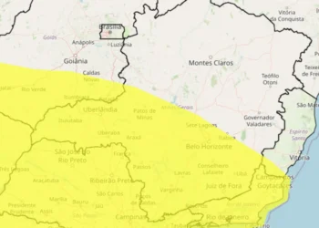 Alerta de tempestade com granizo pode atingir cidades da região; aviso vale para 542 municípios mineiros