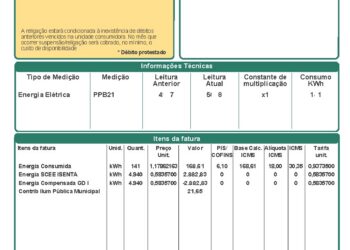 Novo modelo de conta da Cemig já está valendo; boatos sobre golpe são falsos