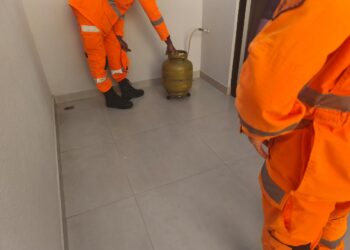 Vazamento de gás em apartamento no Centro de Formiga é controlado pelo Corpo de Bombeiros
