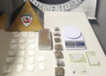 Polícia Militar realiza ação no bairro Geraldo Veloso e apreende drogas e balança de precisão em Formiga
