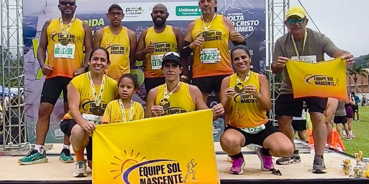 Equipe Sol Nascente representa Formiga na “43ª Volta ao Cristo” em Poços de Caldas