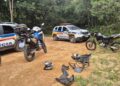 Moto roubada em Formiga é recuperada pela Polícia Militar na região da Cachoeira do Areião após denúncias