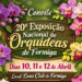 Formiga recebe a 20ª Exposição Nacional de Orquídeas no mês de abril