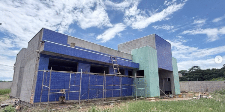 Pains: obra da nova UBS do bairro Alvorada segue em andamento