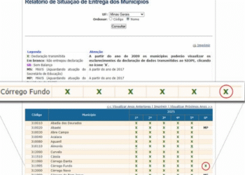 Córrego Fundo integra os 3,46% de municípios brasileiros que cumpriram o prazo do SIOPE