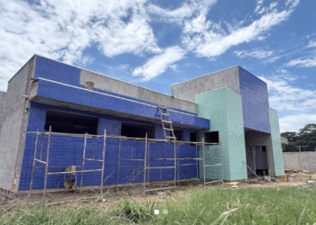 Pains: Obra da nova UBS do Bairro Alvorada segue em andamento