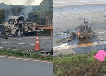 Tragédia na Fernão Dias em MG: motorista de Saveiro atravessou a pista e atingiu carretas