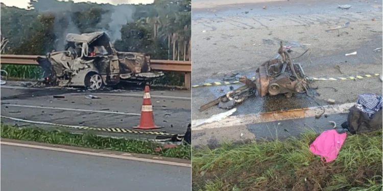 Tragédia na Fernão Dias em MG: motorista de Saveiro atravessou a pista e atingiu carretas