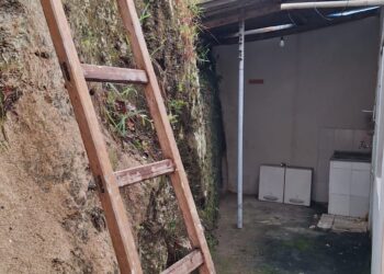 Defesa Civil interdita casa no Centro de Formiga por risco de desabamento