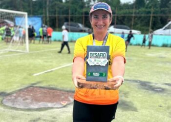 Dane Medeiros, da equipe Sol Nascente, é vice-campeã geral no ‘Desafio no Cerrado’, em Planaltina