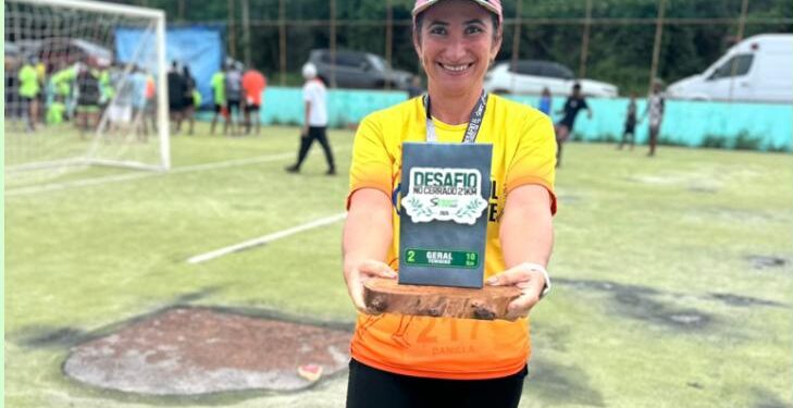 Dane Medeiros, da equipe Sol Nascente, é vice-campeã geral no ‘Desafio no Cerrado’, em Planaltina