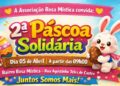 Evento solidário arrecada doações para a ‘2ª Páscoa Solidária’ no bairro Rosa Mística em Formiga