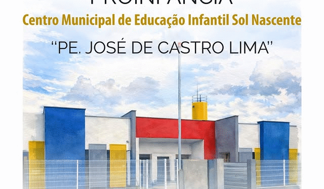 Centro de Educação Infantil Proinfância, em Córrego Fundo, será inaugurado no dia 7 de março