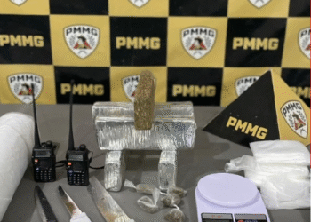 PM intensifica combate ao tráfico e prende suspeito com grande quantidade de drogas durante operação ‘Legado’, em Campo Belo