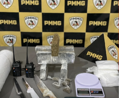 PM intensifica combate ao tráfico e prende suspeito com grande quantidade de drogas durante operação ‘Legado’, em Campo Belo