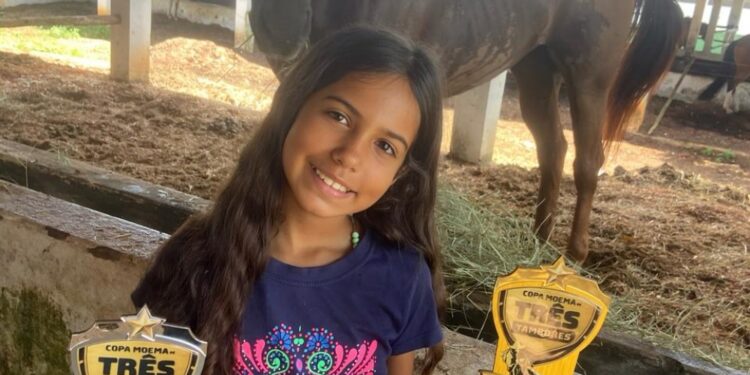 Jovem atleta de Arcos é destaque na prova dos três tambores, em Moema