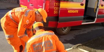 Motociclista fica ferido após queda no bairro Del Rey, em Formiga