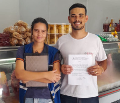 Vigilância Sanitária realiza ação de orientação sobre alvarás em Córrego Fundo