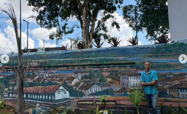 Prefeitura de Formiga revitaliza Praça São Vicente Férrer com intervenção artística