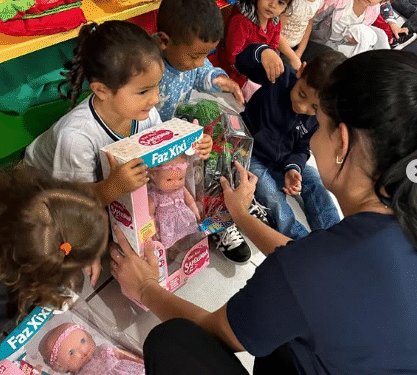 Cemei Sol Nascente recebe novos brinquedos