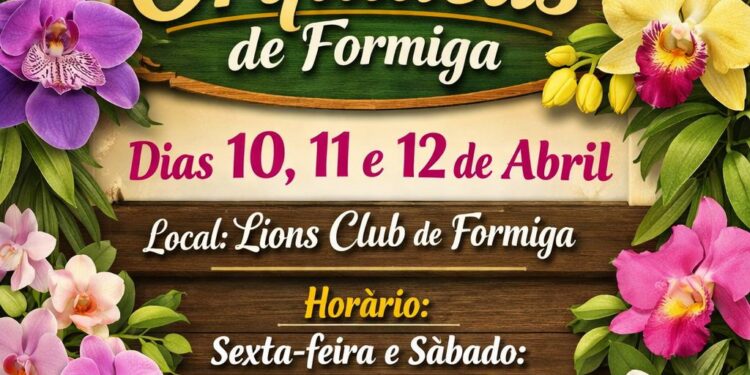 20ª Exposição Nacional de Orquídeas de Formiga será realizada em abril