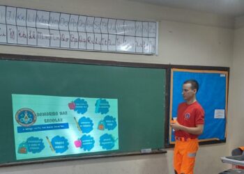 Projeto “Bombeiros nas Escolas” leva orientações de segurança a alunos da Escola Municipal Célia de Melo Eufrásio