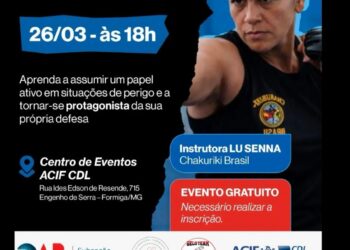 Evento gratuito de defesa pessoal para mulheres será realizado em Formiga
