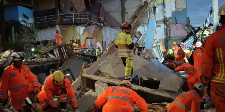Quarto corpo é resgatado dos escombros de asilo que desabou em BH