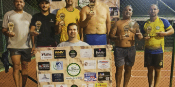 Competição de peteca reúne 24 atletas na 2ª etapa do Torneio WMV no Clube Centenário de Formiga