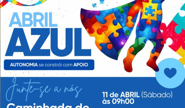 Administração municipal promove ‘Caminhada de Conscientização sobre o Autismo’