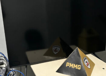 Polícia Militar recupera televisão furtada e prende dois suspeitos em Formiga